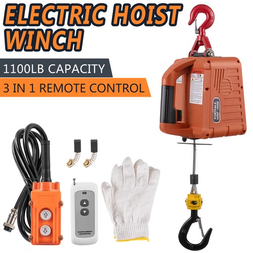 Portable electric hoist - 3,